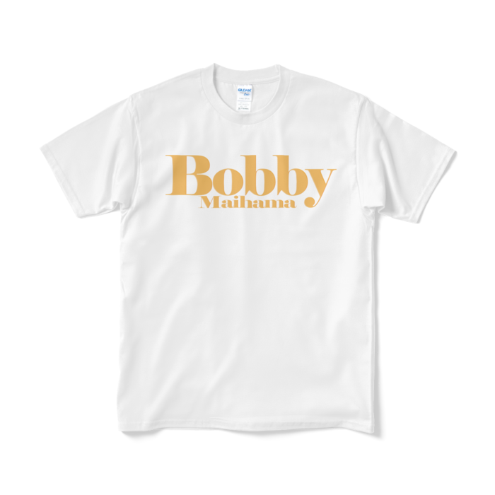 BobbyのTシャツ（ライトイエローロゴ） - L - ホワイト