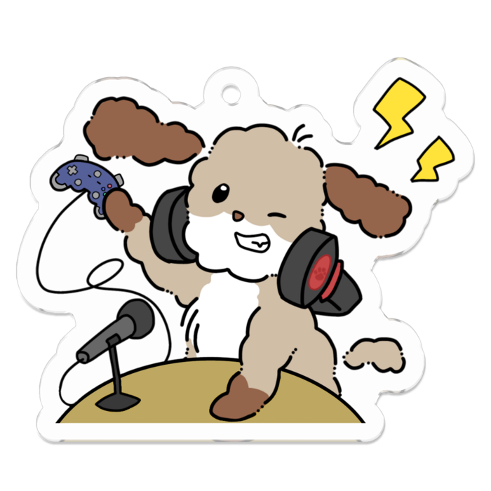 アクリルキーホルダー（コーティング） - 50 x 50 (mm)