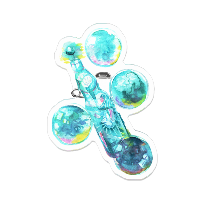 アクリルバッジ - 70 x 70 (mm)