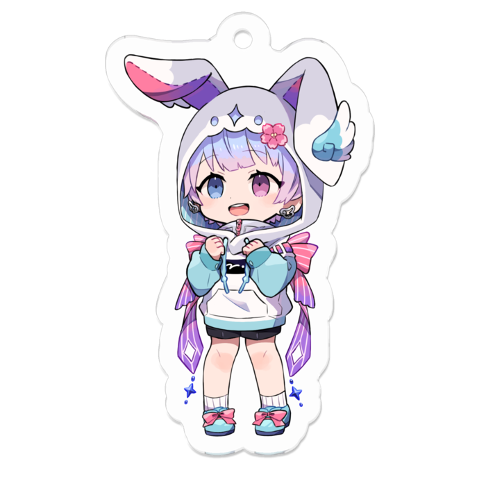 アクリルキーホルダー - 50 x 50 (mm)