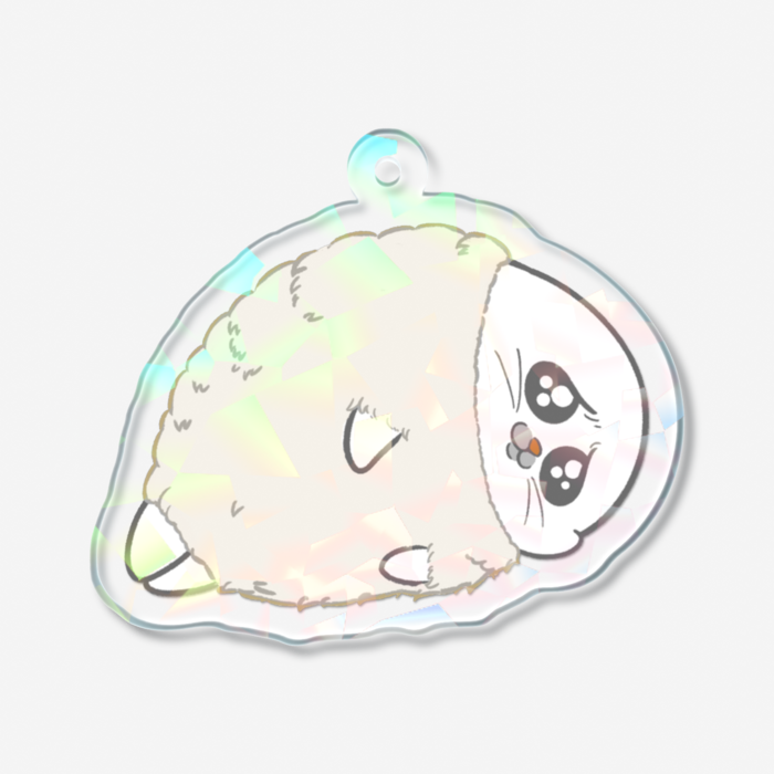 ホログラムアクリルキーホルダー - 50 × 50mm