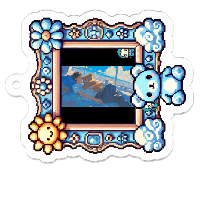 アクリルキーホルダー - 50 x 50 (mm)