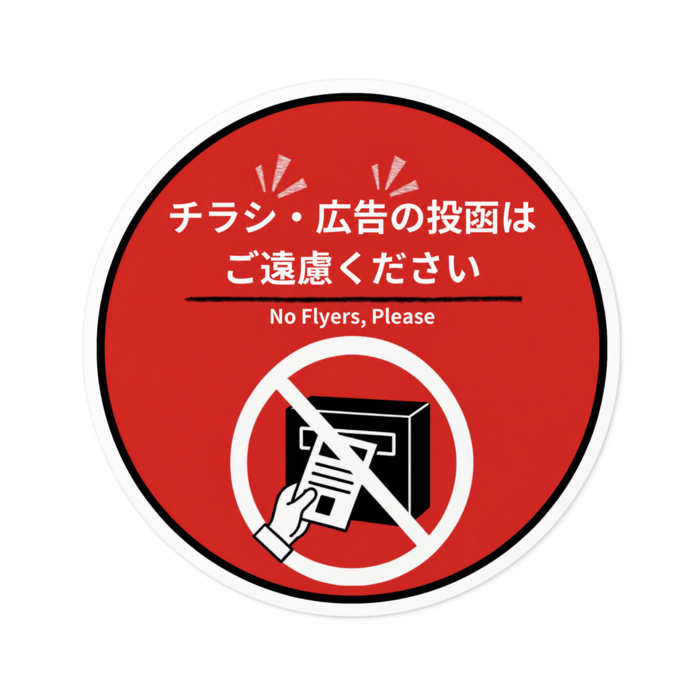 ステッカー - W100 × H100mm 以内