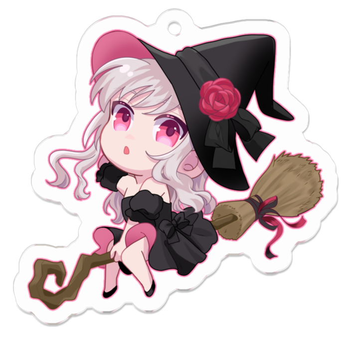 アクリルキーホルダー - 50 x 50 (mm) - LiLiA