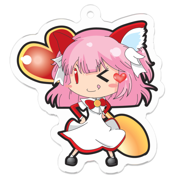 アクリルキーホルダー - 50 x 50 (mm)