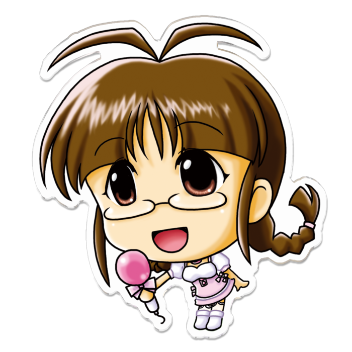 アクリルバッジ - 100 x 100 (mm)