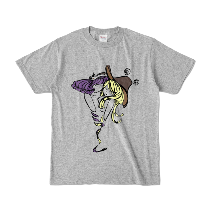 カラーTシャツ - S - 杢グレー