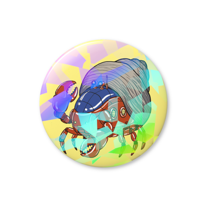 ホログラム缶バッジ - 44mm