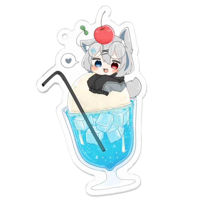 アクリルキーホルダー - 70 x 70 (mm)