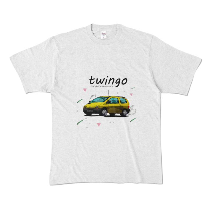 カラーTシャツ - XL - アッシュ (淡色)