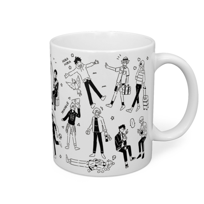 マグカップ - 直径 8 cm / 高さ 9.5 cm