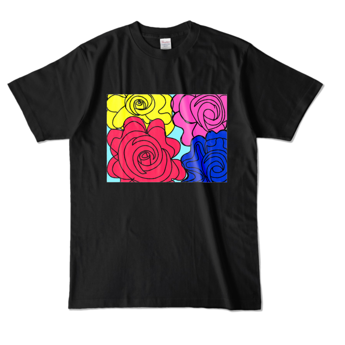 カラーTシャツ - L - ブラック (濃色)