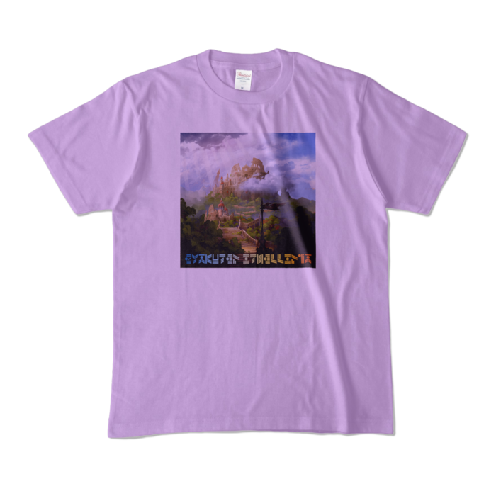 コロシアム デザインTシャツ（M/ライトパープル）