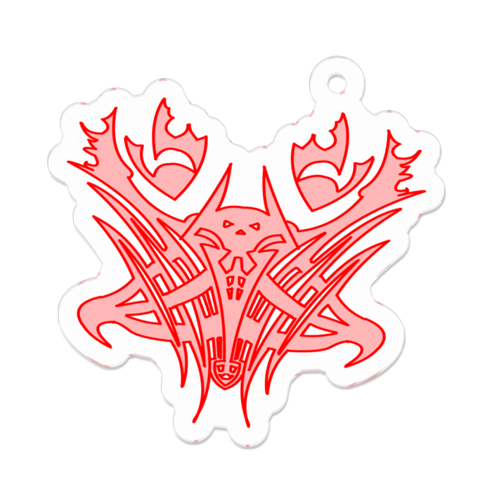 アクリルキーホルダー - 50 x 50 (mm)