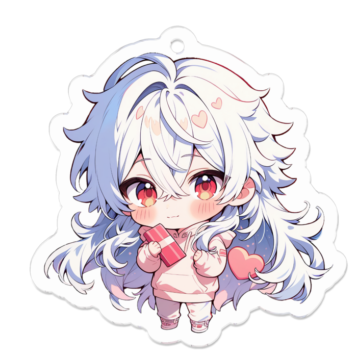 アクリルキーホルダー - 50 x 50 (mm)