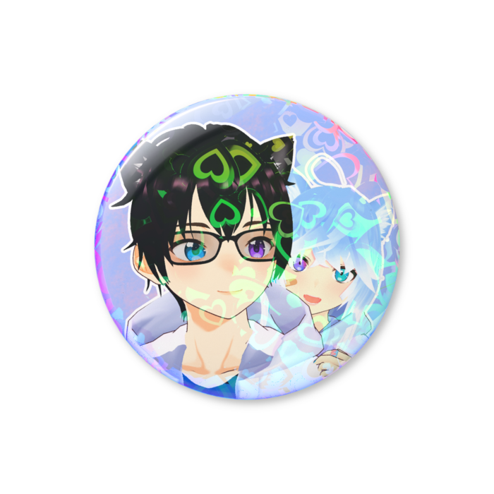 ホログラム缶バッジ - 44mm