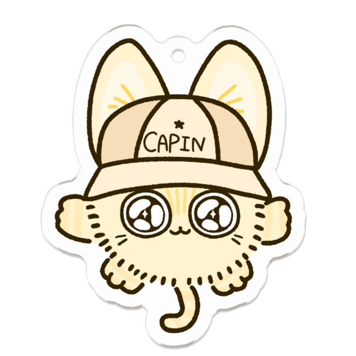 アクリルキーホルダー - 50 x 50 (mm)