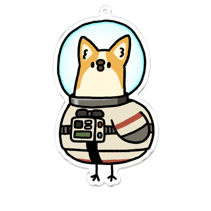 アクリルキーホルダー - 100 x 100 (mm)