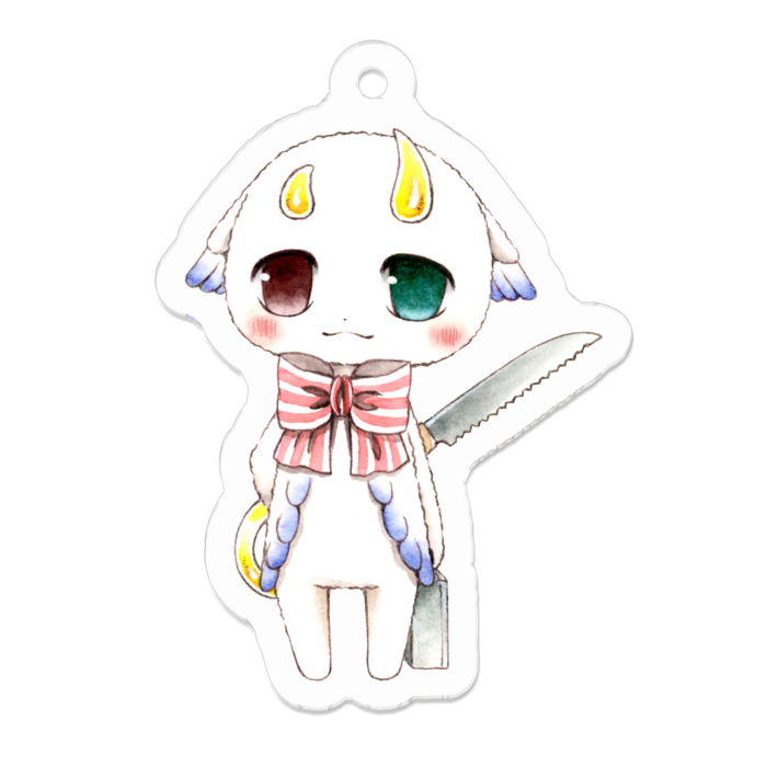 アクリルキーホルダー - 50 x 50 (mm)