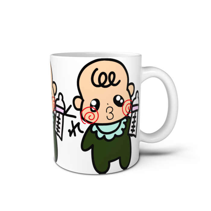 マグカップ - 直径 8 cm / 高さ 9.5 cm