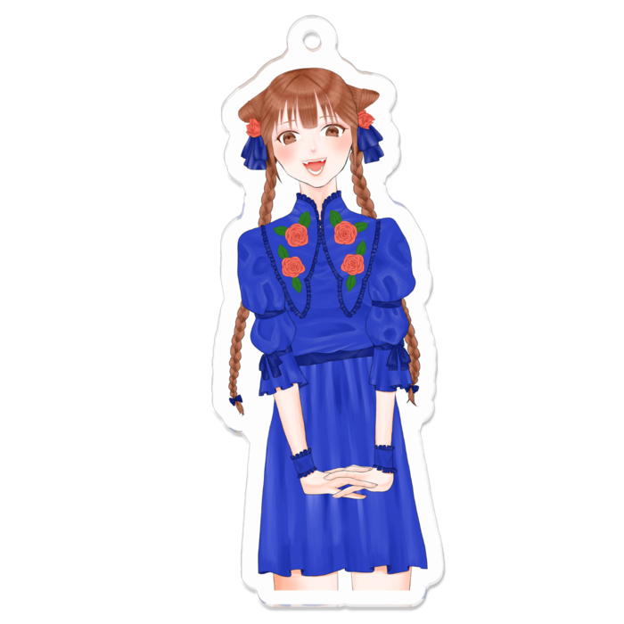 アクリルキーホルダー - 70 x 70 (mm)