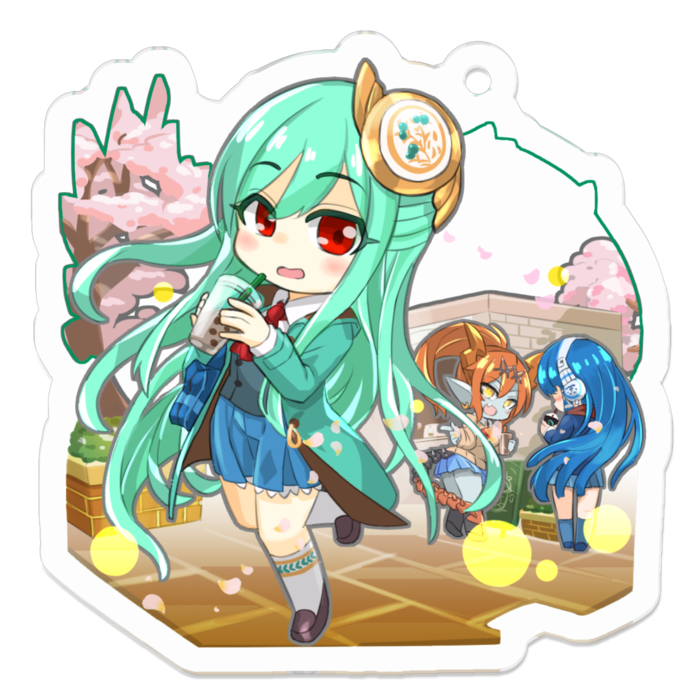 アクリルキーホルダー - 50 x 50 (mm)