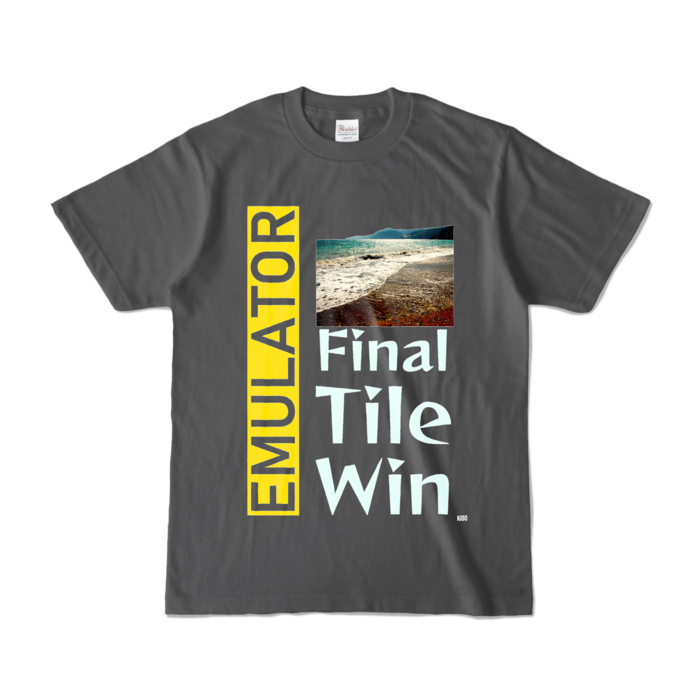 カラーTシャツ - S - チャコール (濃色)