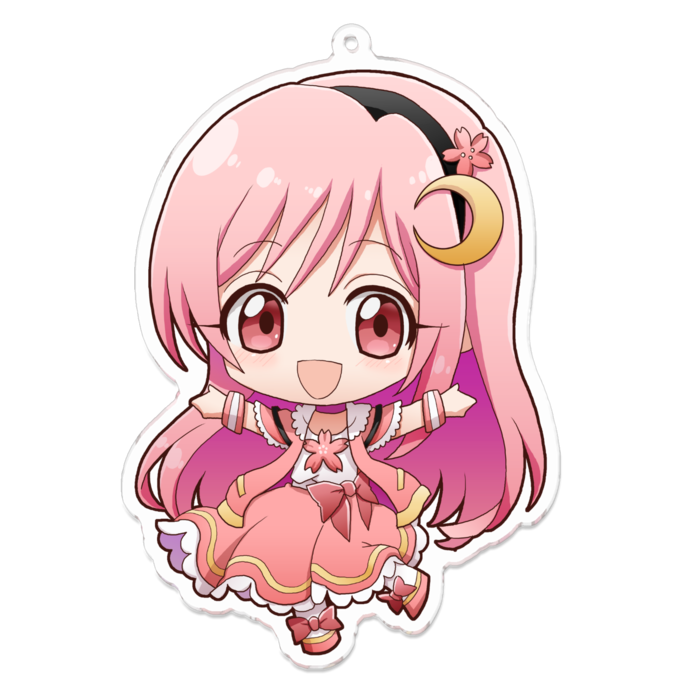 アクリルキーホルダー（コーティング） - 100 x 100 (mm)