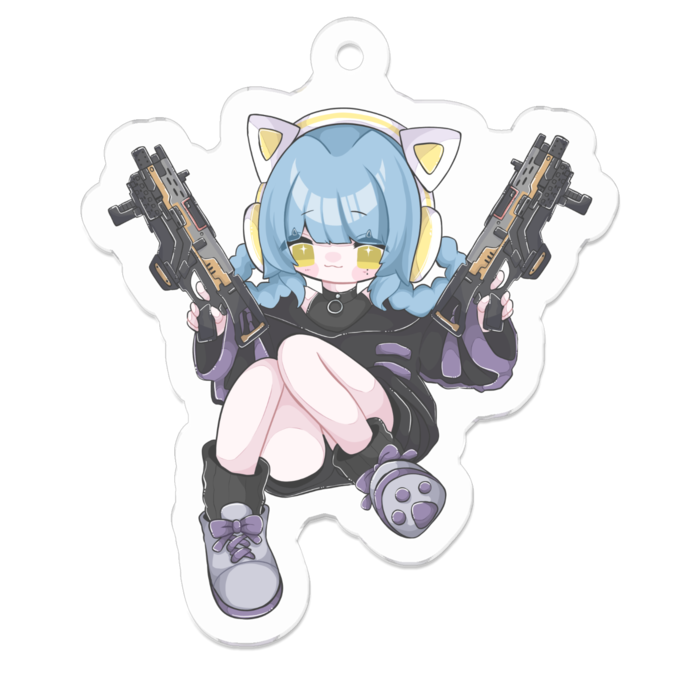 アクリルキーホルダー - 50 x 50 (mm)