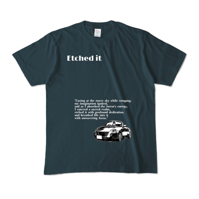カラーTシャツ - M - デニム (濃色)