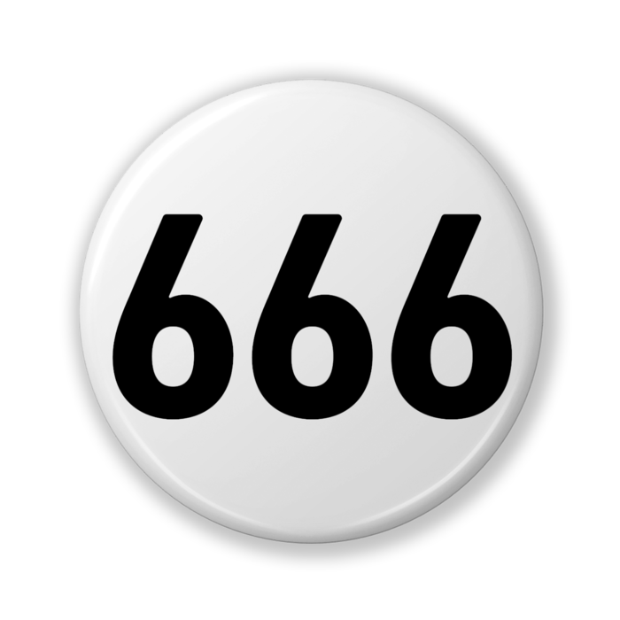 【666】缶バッジ- 32mm