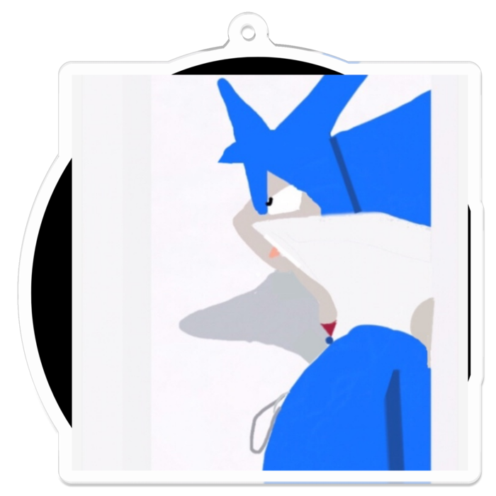 アクリルキーホルダー - 70 x 70 (mm)