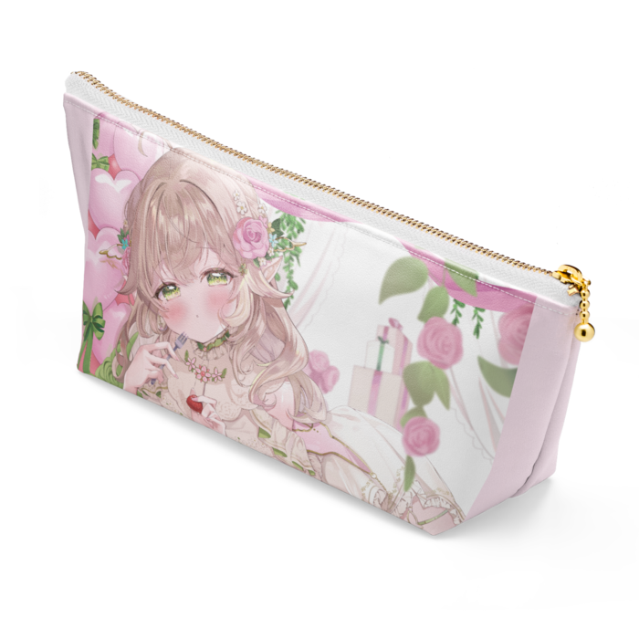 ポーチ - 長さ21.5cm / 高さ10cm - ホワイト
