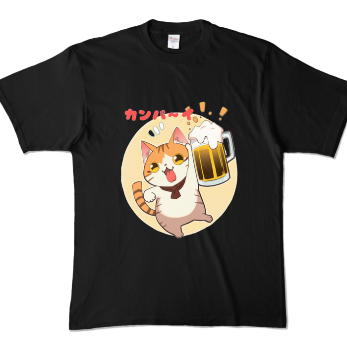 カラーTシャツ - XL - ブラック (濃色)