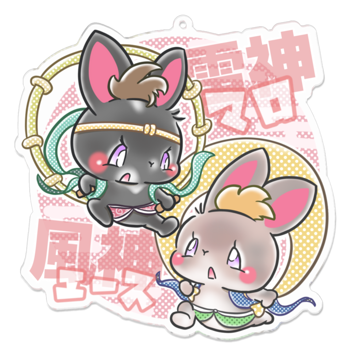 アクリルキーホルダー - 100 x 100 (mm)