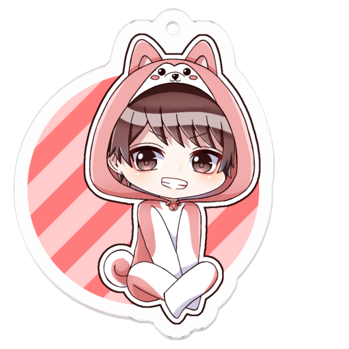 アクリルキーホルダー - 50 x 50 (mm)