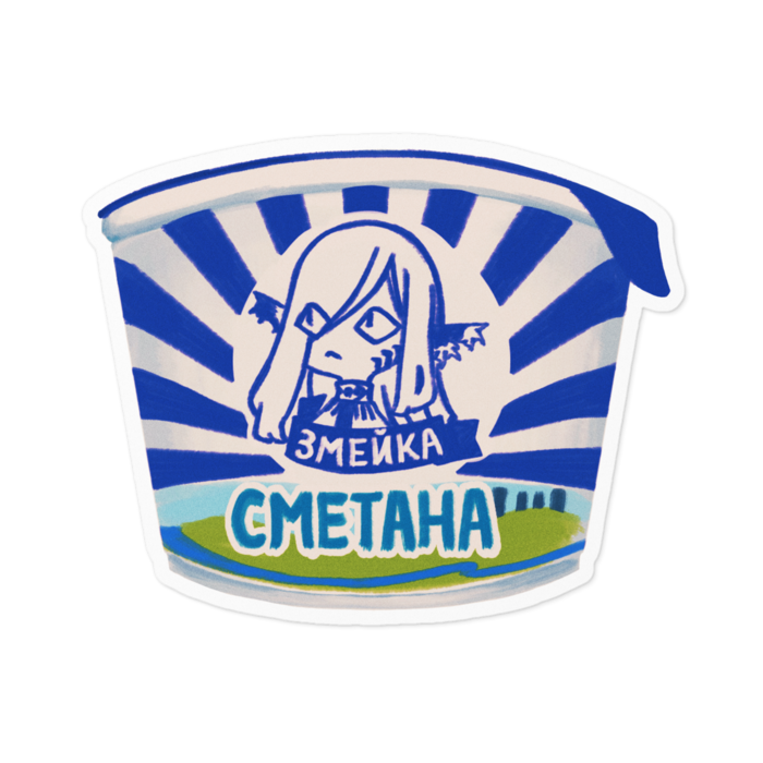 ステッカー - 100 x 100 (mm)