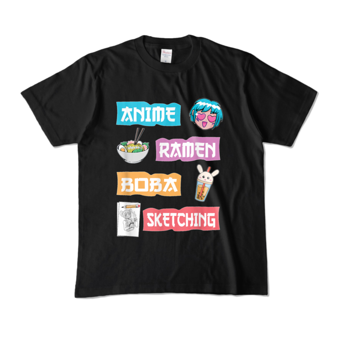 カラーTシャツ - M - ブラック (濃色)