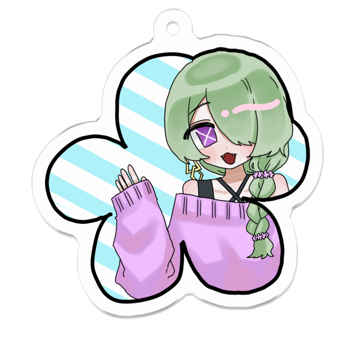 アクリルキーホルダー - 50 x 50 (mm)