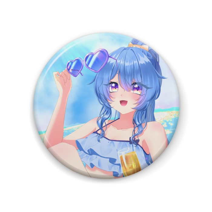 一枚絵缶バッジ - 57mm