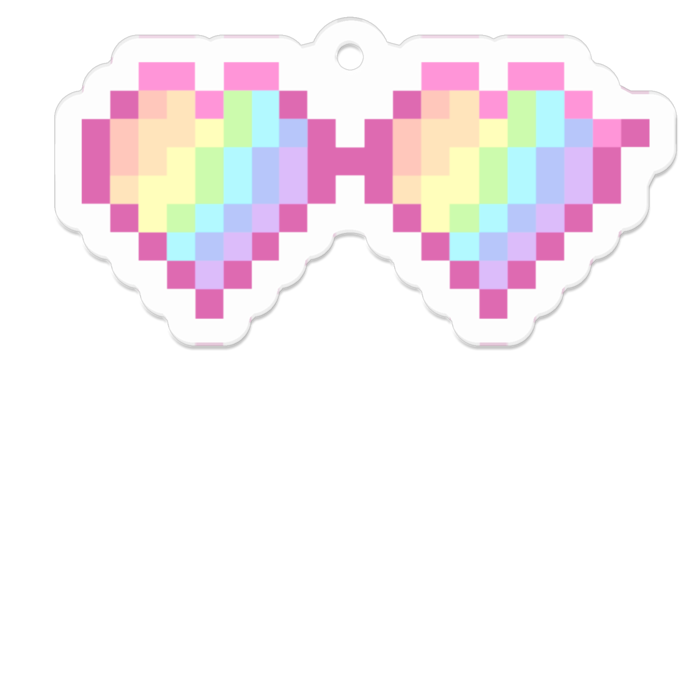 アクリルキーホルダー - 50 x 50 (mm)