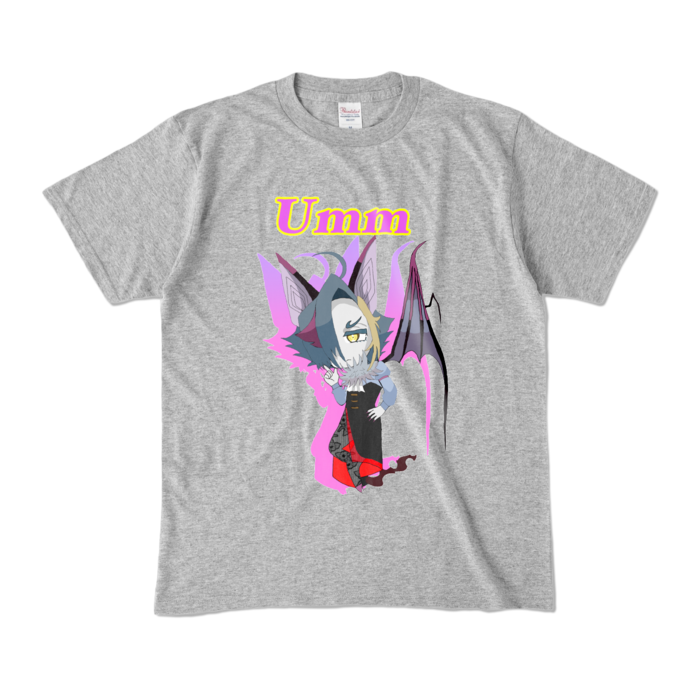 カラーTシャツ - M - 杢グレー (濃色)