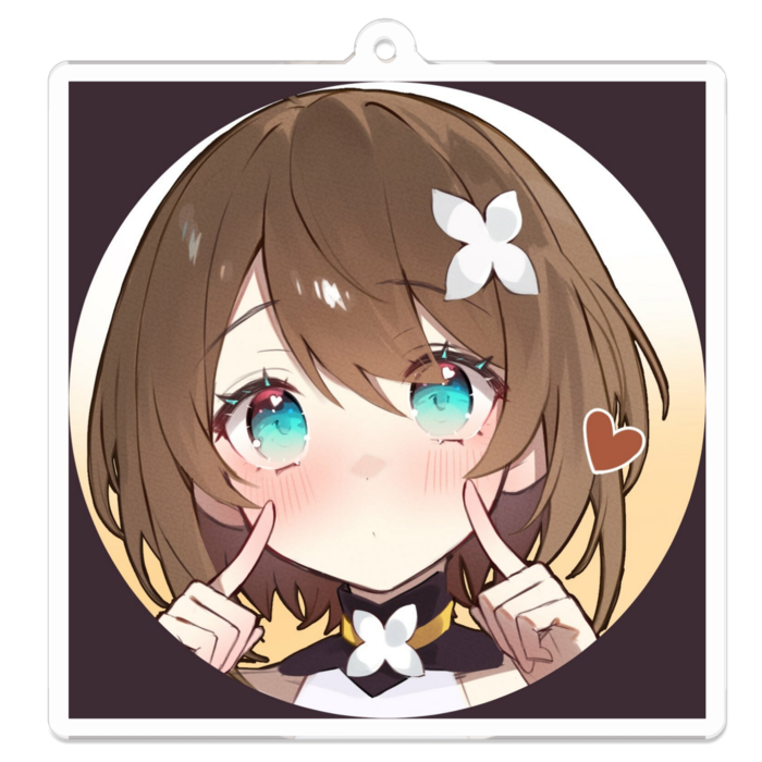 アクリルキーホルダー【70×70mm】