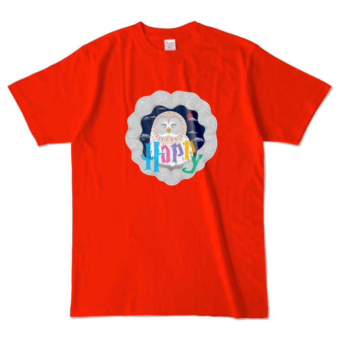カラーTシャツ - L - レッド (濃色)