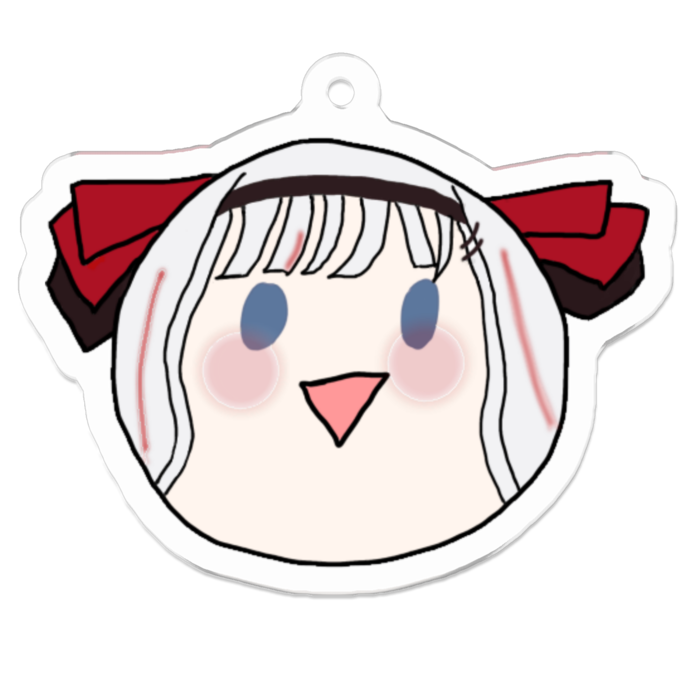 アクリルキーホルダー（コーティング） - 50 x 50 (mm)