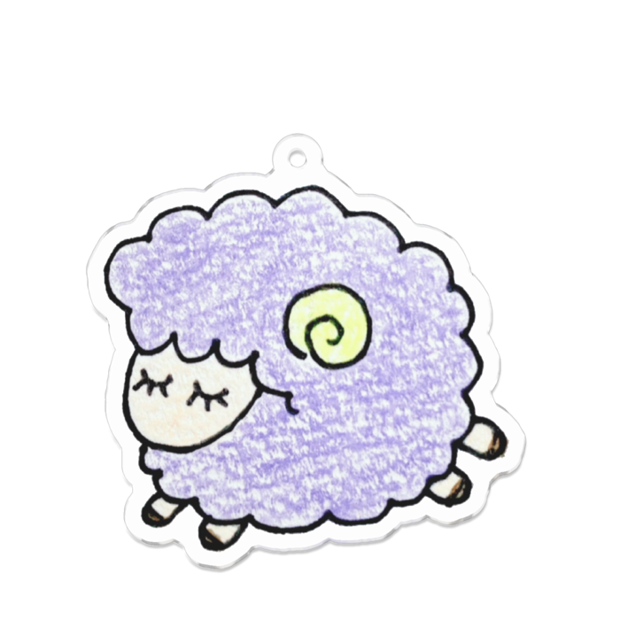 アクリルキーホルダー - 70 x 70 (mm)