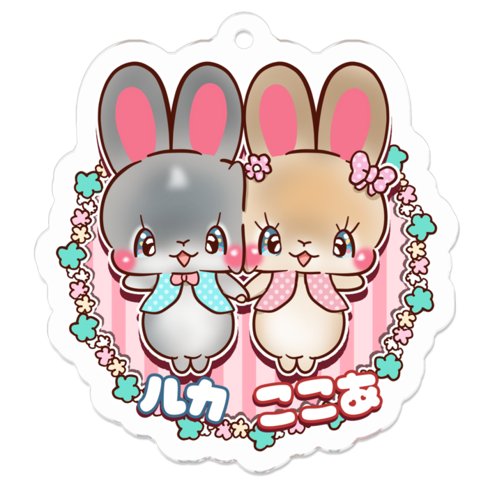 アクリルキーホルダー - 50 x 50 (mm)