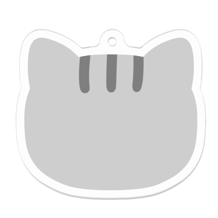 アクリルキーホルダー - 50 x 50 (mm)