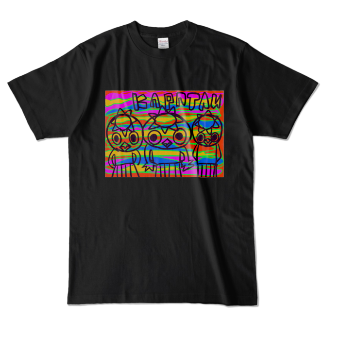 カラーTシャツ - L - ブラック (濃色)