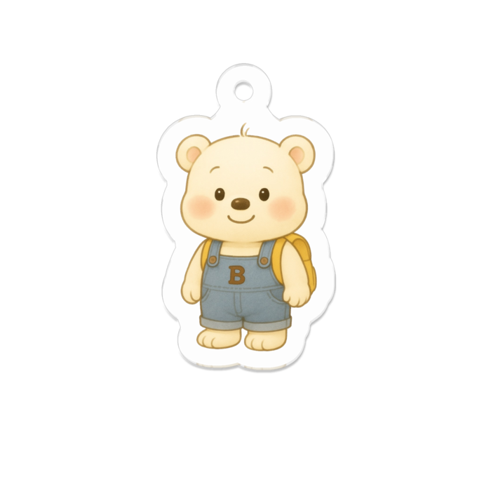 アクリルキーホルダー（コーティング） - 50 x 50 (mm)